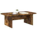 vidaXL Dohányzóasztal Füstös Tölgy 93 x 53 x 33 cm Szerelt Fa