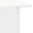 vidaXL Éjjeli asztal Fehér 40 x 30 x 25 cm Faanyag