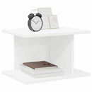 vidaXL Éjjeli asztal Fehér 40 x 30 x 25 cm Faanyag