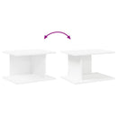 vidaXL Éjjeli asztal 2 pcs Fehér 40 x 30 x 25 cm Faanyag