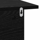 vidaXL Éjjeli asztal 2 pcs Fekete tölgy 40 x 30 x 25 cm Faanyag
