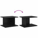 vidaXL Éjjeli asztal 2 pcs Fekete tölgy 40 x 30 x 25 cm Faanyag