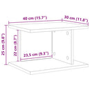 vidaXL Éjjeli asztal Sonoma tölgy 40 x 30 x 25 cm Faanyag