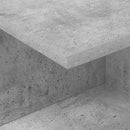 vidaXL Éjjeli asztal Beton Szürke 40 x 30 x 25 cm Szerelt Fa