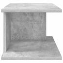 vidaXL Éjjeli asztal Beton Szürke 40 x 30 x 25 cm Szerelt Fa
