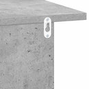 vidaXL Éjjeli asztal 2 pcs Beton Szürke 40 x 30 x 25 cm Faanyag
