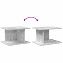 vidaXL Éjjeli asztal 2 pcs Beton Szürke 40 x 30 x 25 cm Faanyag