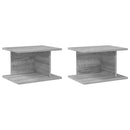 vidaXL Éjjeli asztal 2 pcs Szürke Sonoma 40 x 30 x 25 cm Faanyag