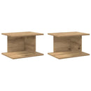 vidaXL Éjjeli asztal 2 pcs Artisan tölgy 40 x 30 x 25 cm Faanyag
