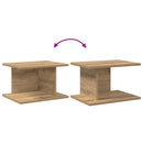 vidaXL Éjjeli asztal 2 pcs Artisan tölgy 40 x 30 x 25 cm Faanyag