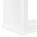vidaXL Végasztal Fehér 35 x 25 x 50 cm Faanyag