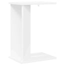 vidaXL Végasztal Fehér 35 x 25 x 50 cm Faanyag