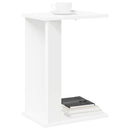 vidaXL Végasztal Fehér 35 x 25 x 50 cm Faanyag