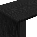 vidaXL Végasztal Fekete tölgy 35 x 25 x 50 cm Faanyag