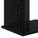 vidaXL Végasztal Fekete tölgy 35 x 25 x 50 cm Faanyag
