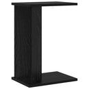vidaXL Végasztal Fekete tölgy 35 x 25 x 50 cm Faanyag