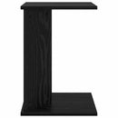vidaXL Végasztal Fekete tölgy 35 x 25 x 50 cm Faanyag