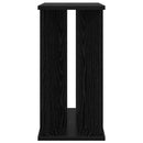 vidaXL Végasztal Fekete tölgy 35 x 25 x 50 cm Faanyag