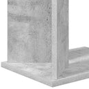 vidaXL Végasztal Beton Szürke 35 x 25 x 50 cm Faanyag