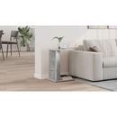 vidaXL Végasztal Beton Szürke 35 x 25 x 50 cm Faanyag