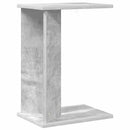 vidaXL Végasztal Beton Szürke 35 x 25 x 50 cm Faanyag