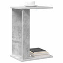 vidaXL Végasztal Beton Szürke 35 x 25 x 50 cm Faanyag
