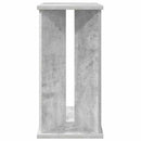 vidaXL Végasztal Beton Szürke 35 x 25 x 50 cm Faanyag