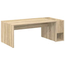 vidaXL Dohányzóasztal Sonoma tölgy 101,5 x 50 x 37 cm Szerelt Fa