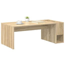 vidaXL Dohányzóasztal Sonoma tölgy 101,5 x 50 x 37 cm Szerelt Fa
