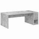 vidaXL Dohányzóasztal Beton Szürke 101,5 x 50 x 37 cm Szerelt Fa