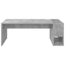 vidaXL Dohányzóasztal Beton Szürke 101,5 x 50 x 37 cm Szerelt Fa