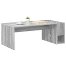 vidaXL Dohányzóasztal Szürke Sonoma 101,5 x 50 x 37 cm Faanyag