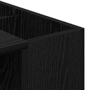 vidaXL Asztal Fekete tölgy 109 x 50 x 78 cm Faanyag