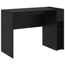 vidaXL Asztal Fekete tölgy 109 x 50 x 78 cm Faanyag