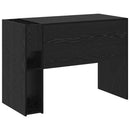 vidaXL Asztal Fekete tölgy 109 x 50 x 78 cm Faanyag