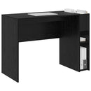 vidaXL Asztal Fekete tölgy 109 x 50 x 78 cm Faanyag