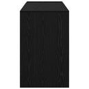 vidaXL Asztal Fekete tölgy 109 x 50 x 78 cm Faanyag
