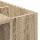 vidaXL Asztal Sonoma tölgy 109 x 50 x 78 cm Faanyag