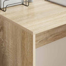 vidaXL Asztal Sonoma tölgy 109 x 50 x 78 cm Faanyag