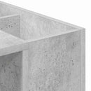 vidaXL Asztal Beton Szürke 109 x 50 x 78 cm Faanyag