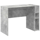 vidaXL Asztal Beton Szürke 109 x 50 x 78 cm Faanyag
