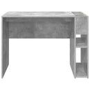 vidaXL Asztal Beton Szürke 109 x 50 x 78 cm Faanyag
