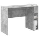 vidaXL Asztal Beton Szürke 109 x 50 x 78 cm Faanyag