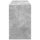 vidaXL Asztal Beton Szürke 109 x 50 x 78 cm Faanyag