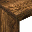vidaXL Asztal Füstölt tölgy 109 x 50 x 78 cm Faanyag
