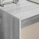 vidaXL Asztal Szürke Sonoma 109 x 50 x 78 cm Faanyag