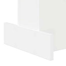 vidaXL Végasztal Fehér 35,5 x 35 x 40 cm Faanyag
