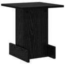 vidaXL Végasztal Fekete tölgy 35,5 x 35 x 40 cm Faanyag