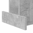 vidaXL Végasztal Beton Szürke 35,5 x 35 x 40 cm Faanyag