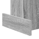 vidaXL Végasztal Szürke Sonoma 35,5 x 35 x 40 cm Faanyag